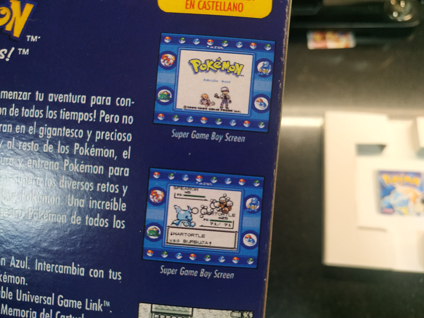 Caja de reemplazo Pokémon Azul