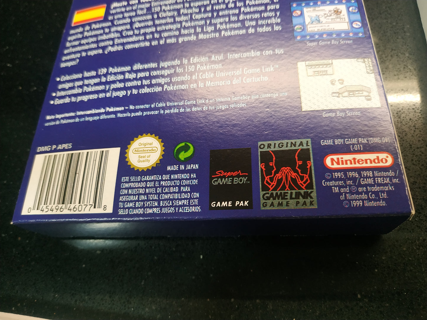 Caja de reemplazo Pokémon Azul