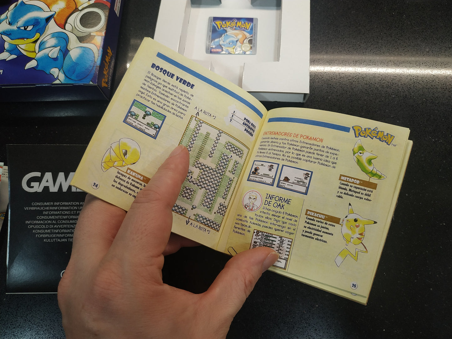 Caja de reemplazo Pokémon Azul