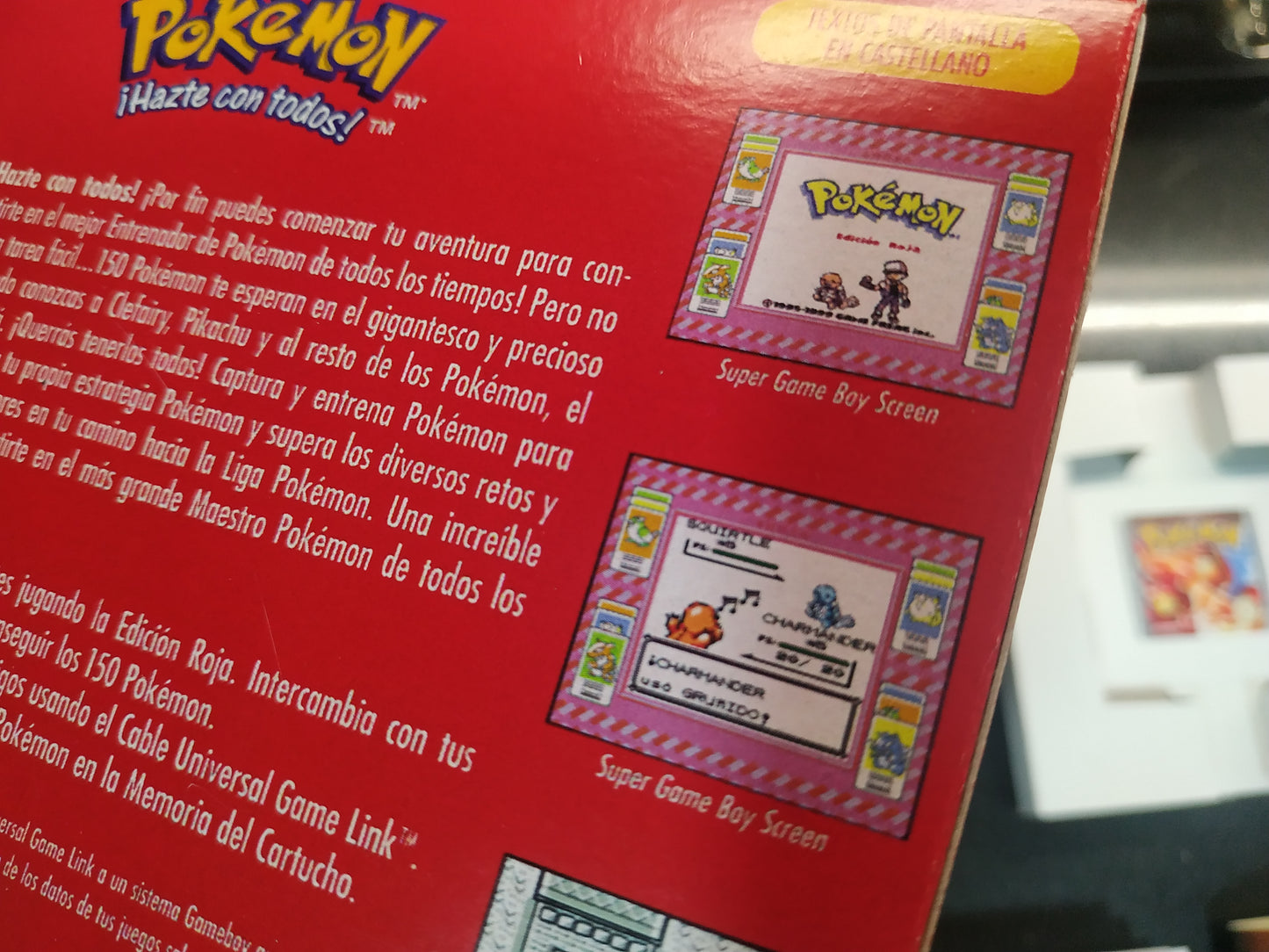 Caja de reemplazo Pokémon Rojo