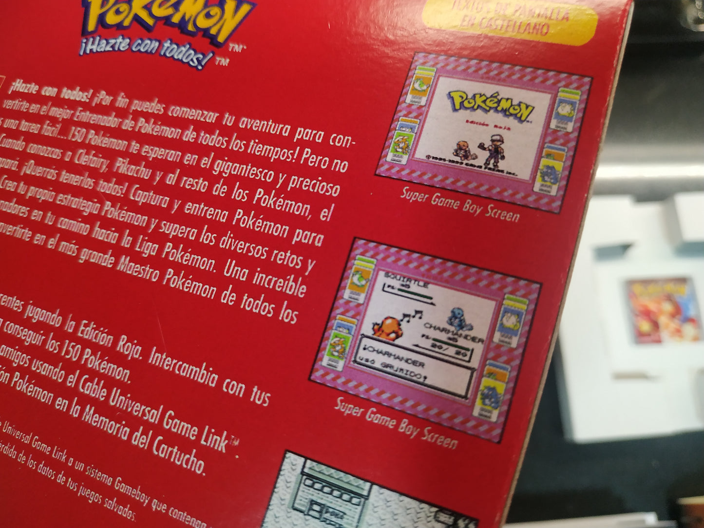 Caja de reemplazo Pokémon Rojo