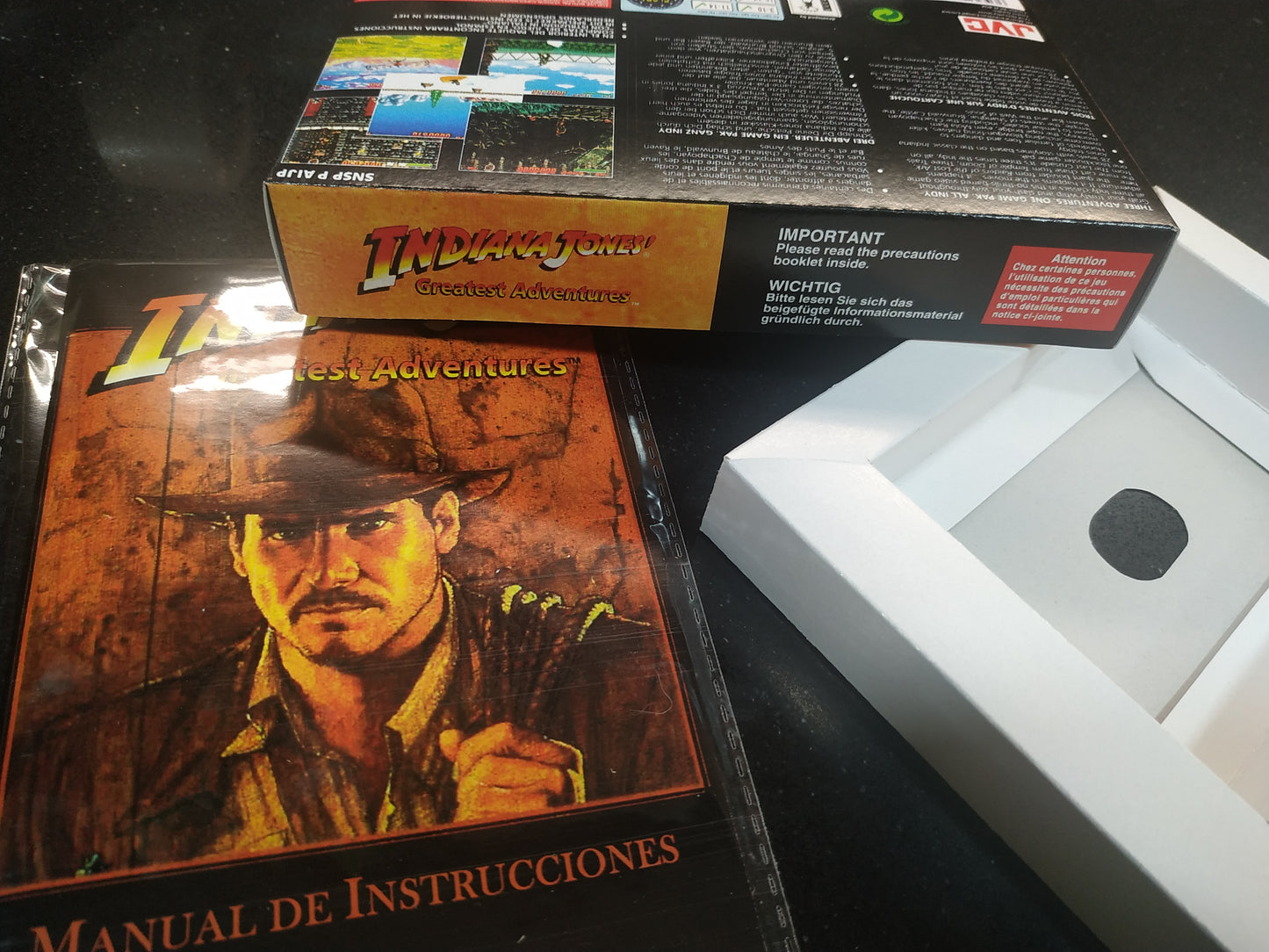 Caja de reemplazo Indiana Jones the Greatest´s Adventures