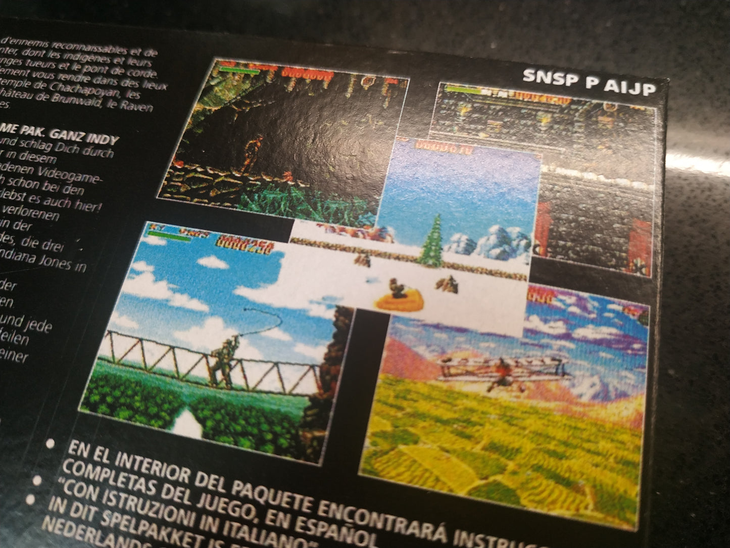 Caja de reemplazo Indiana Jones the Greatest´s Adventures