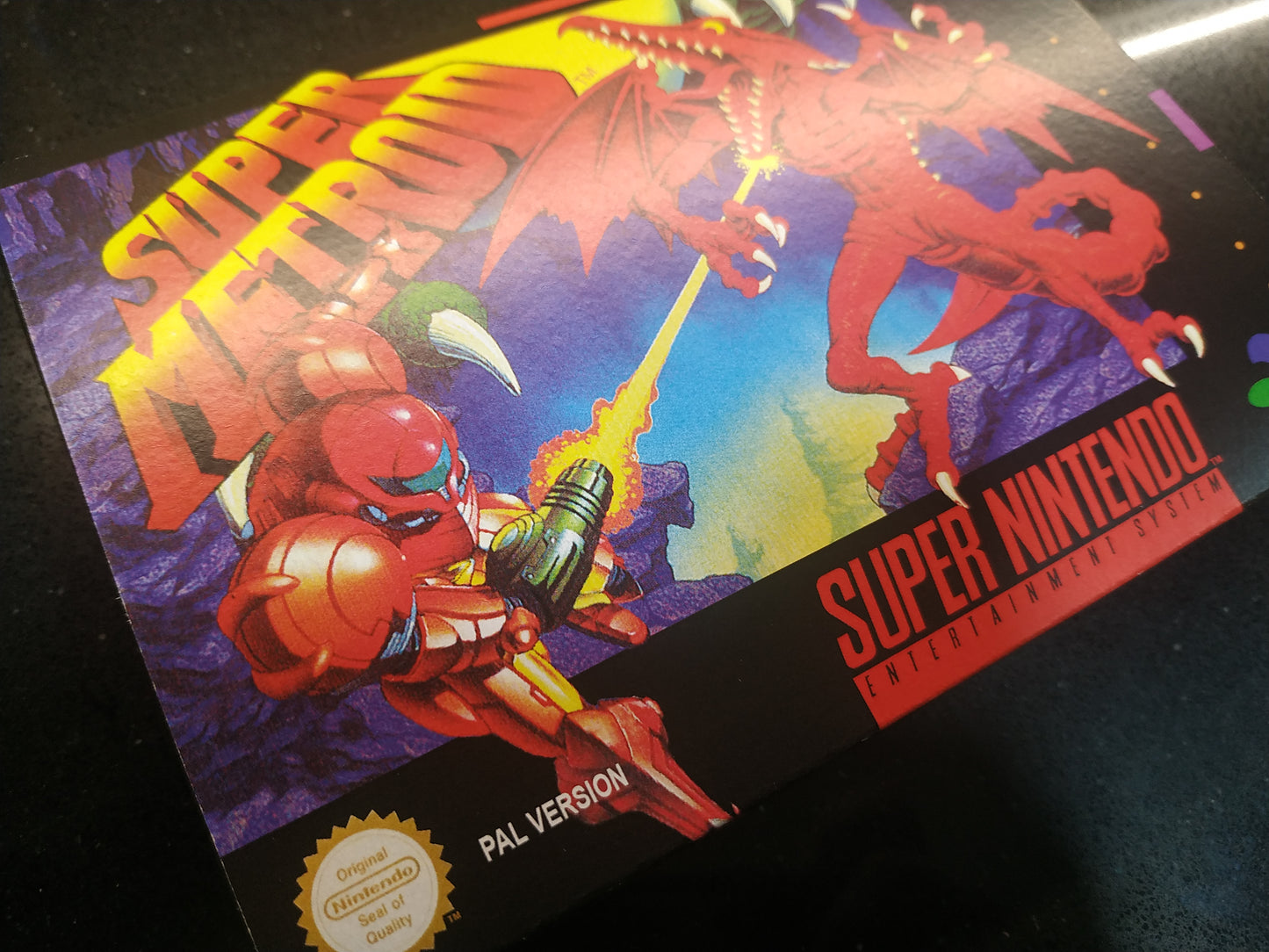 Caja de reemplazo Super Metroid
