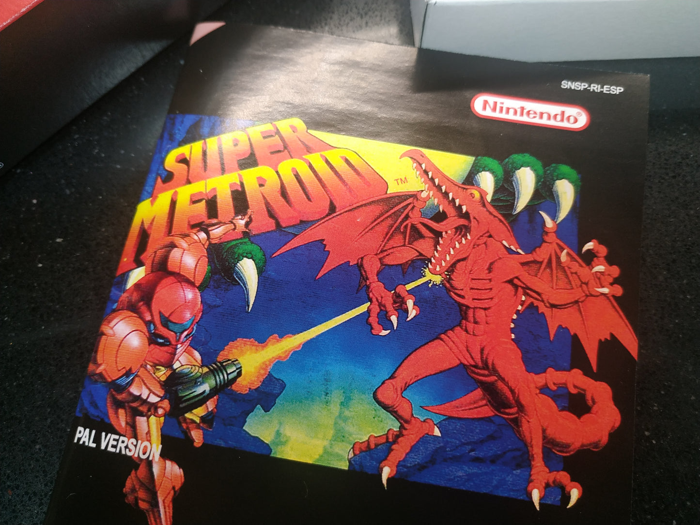 Caja de reemplazo Super Metroid