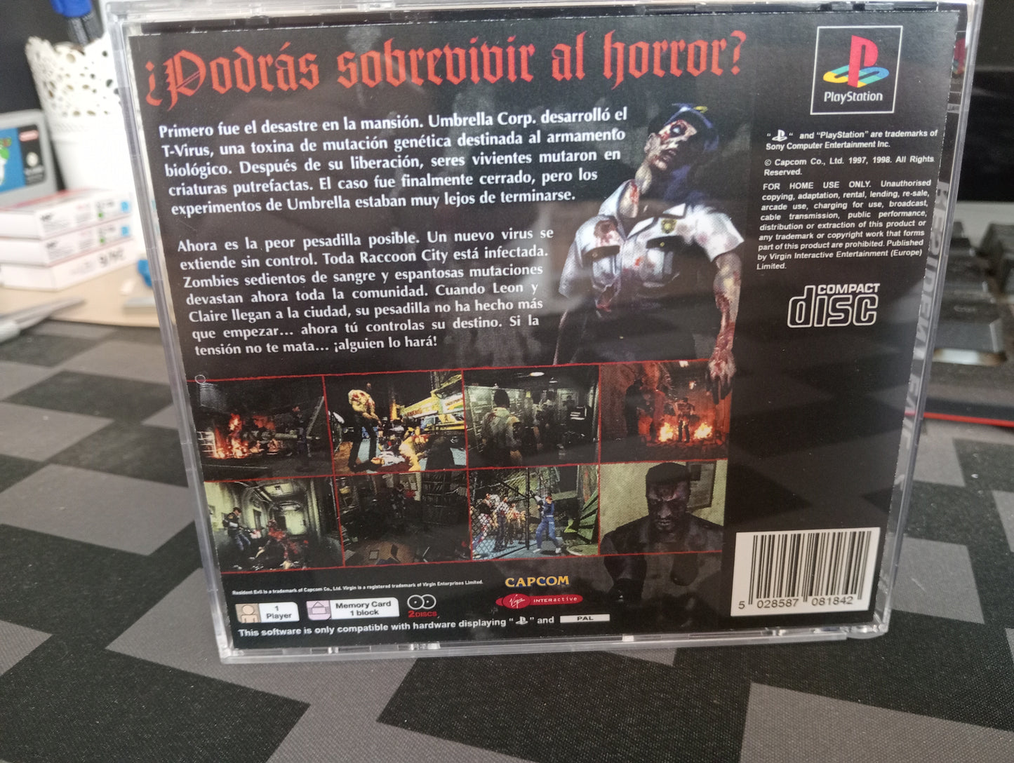 Caja de reemplazo Resident Evil 2