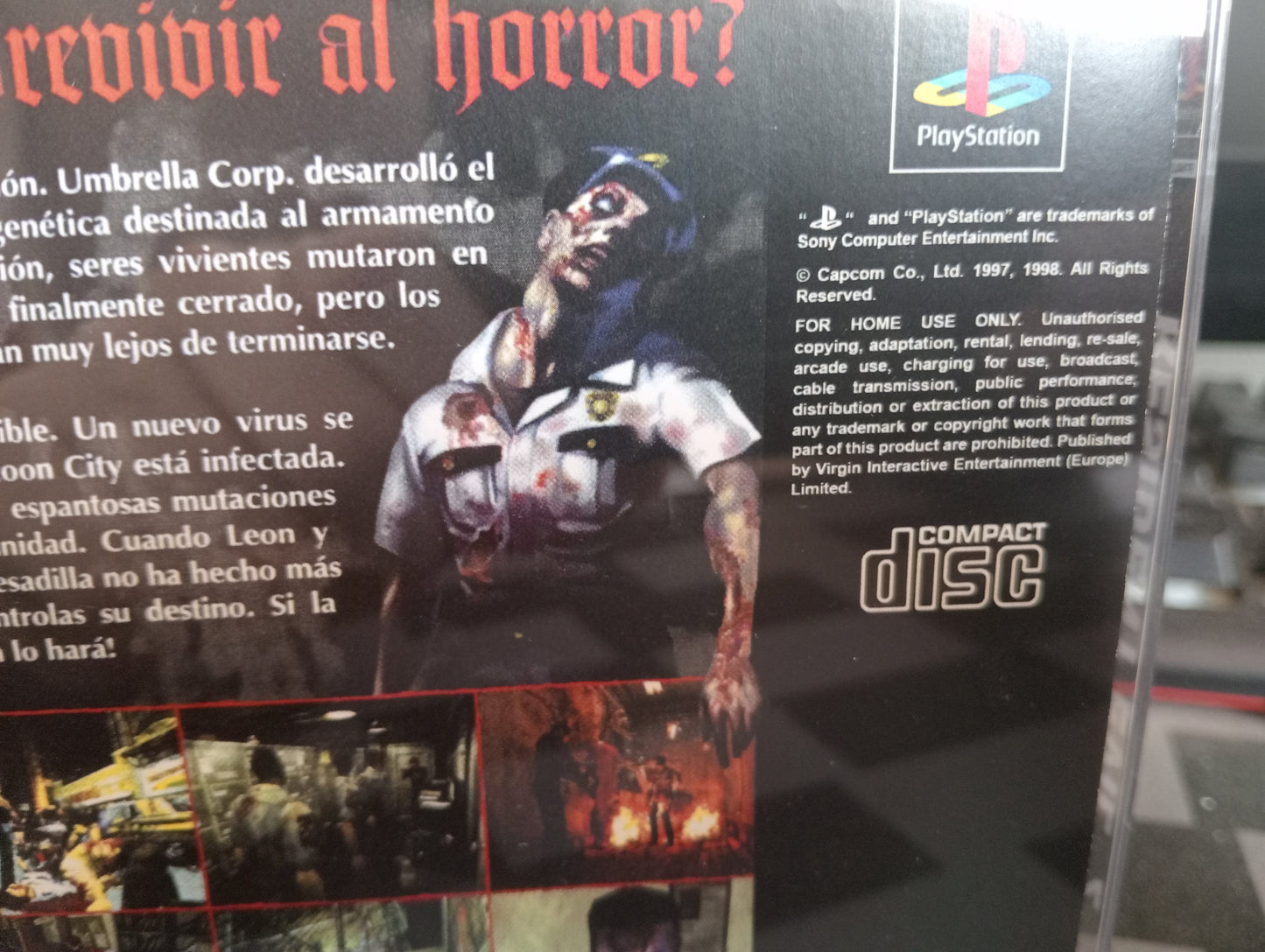 Caja de reemplazo Resident Evil 2