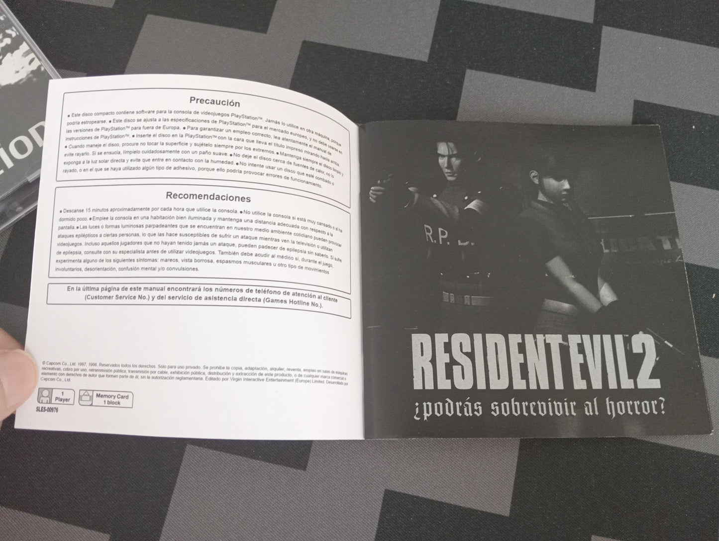 Caja de reemplazo Resident Evil 2