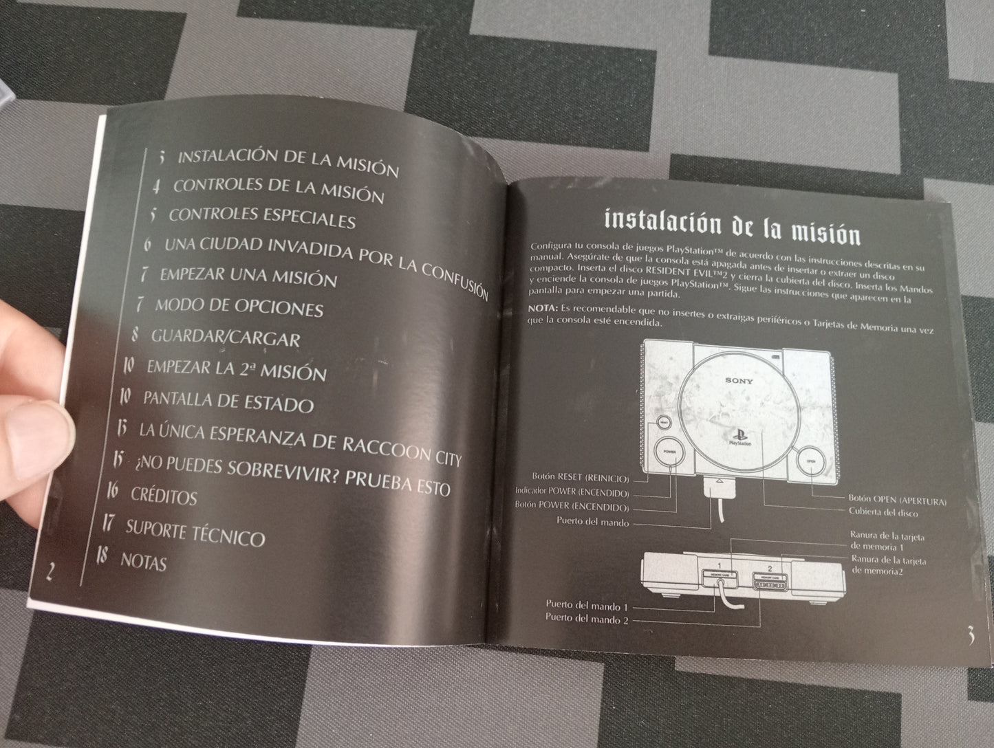 Caja de reemplazo Resident Evil 2