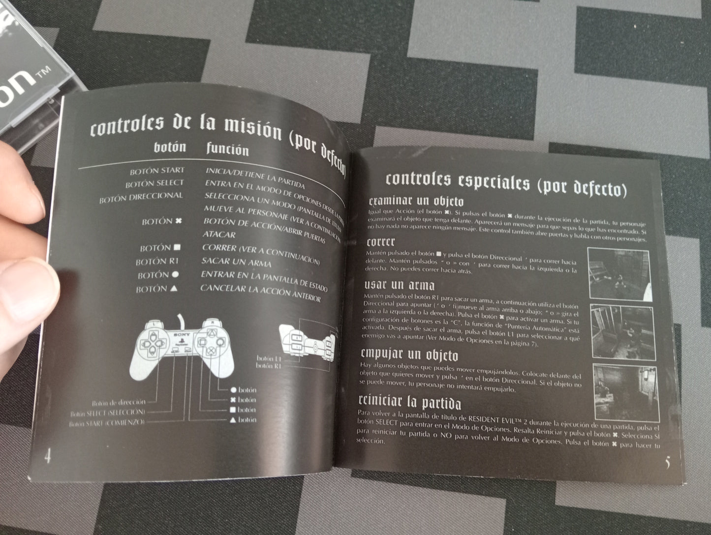 Caja de reemplazo Resident Evil 2