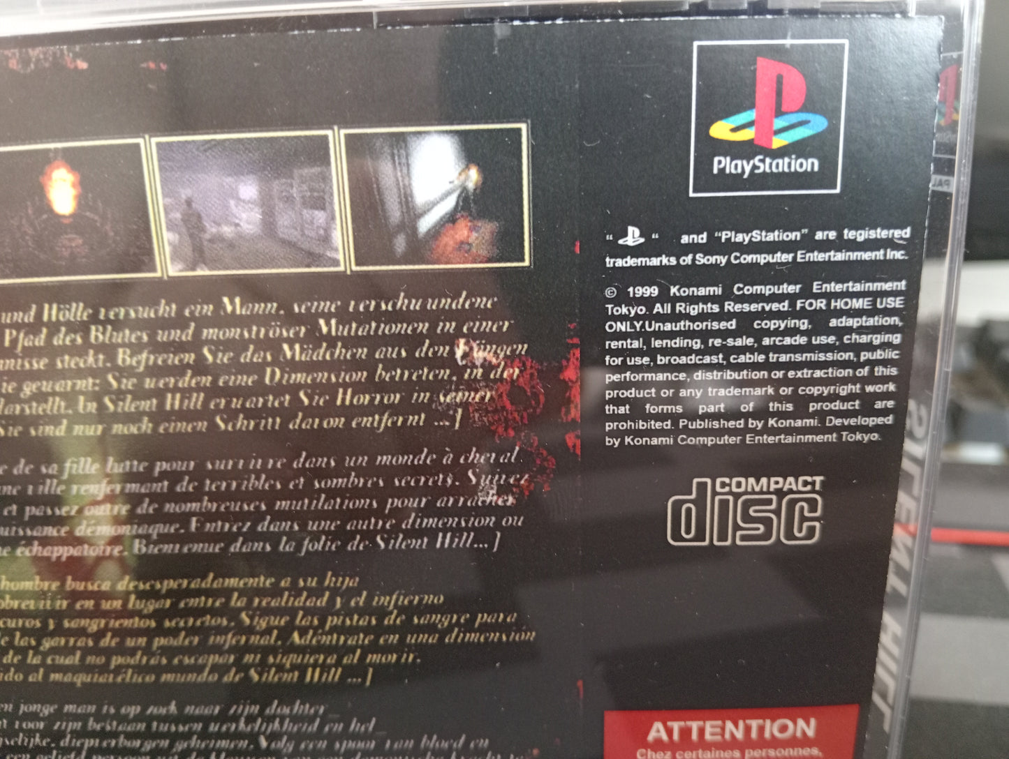 Caja de reemplazo Silent Hill