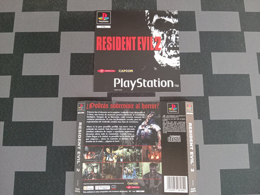 Portada y contraportada de reemplazo Resident Evil 2