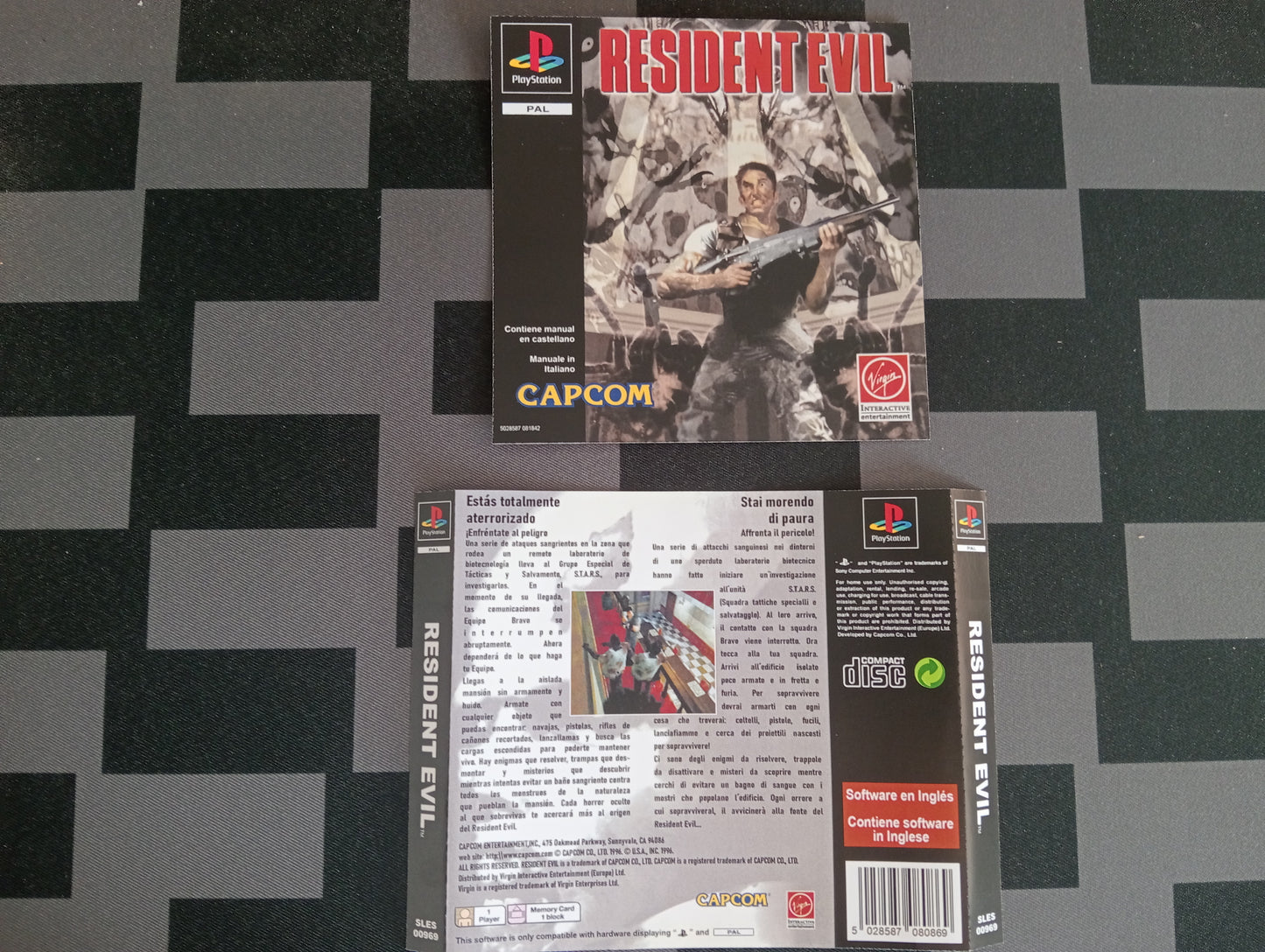 Portada y contraportada de reemplazo Resident Evil