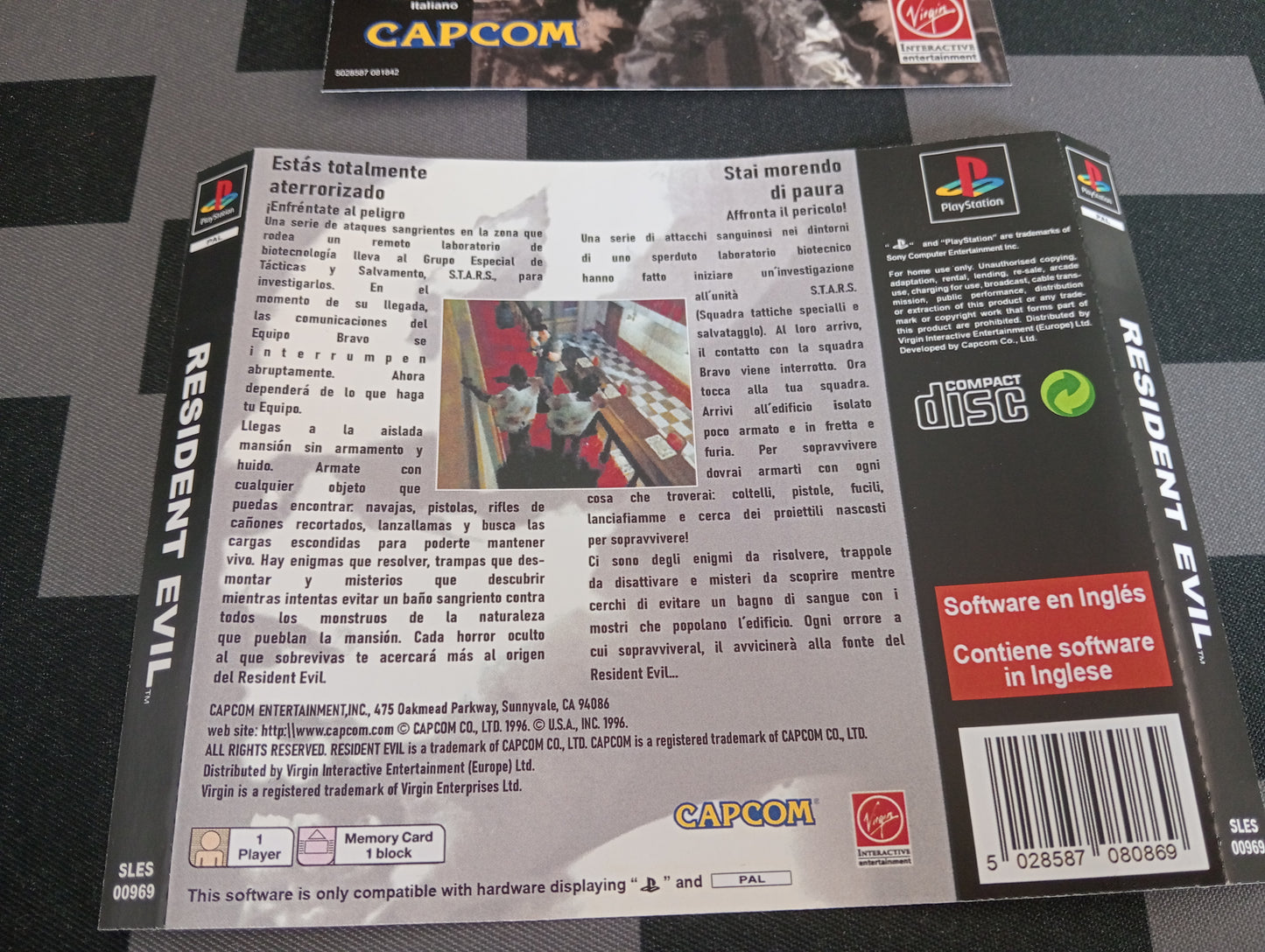 Portada y contraportada de reemplazo Resident Evil