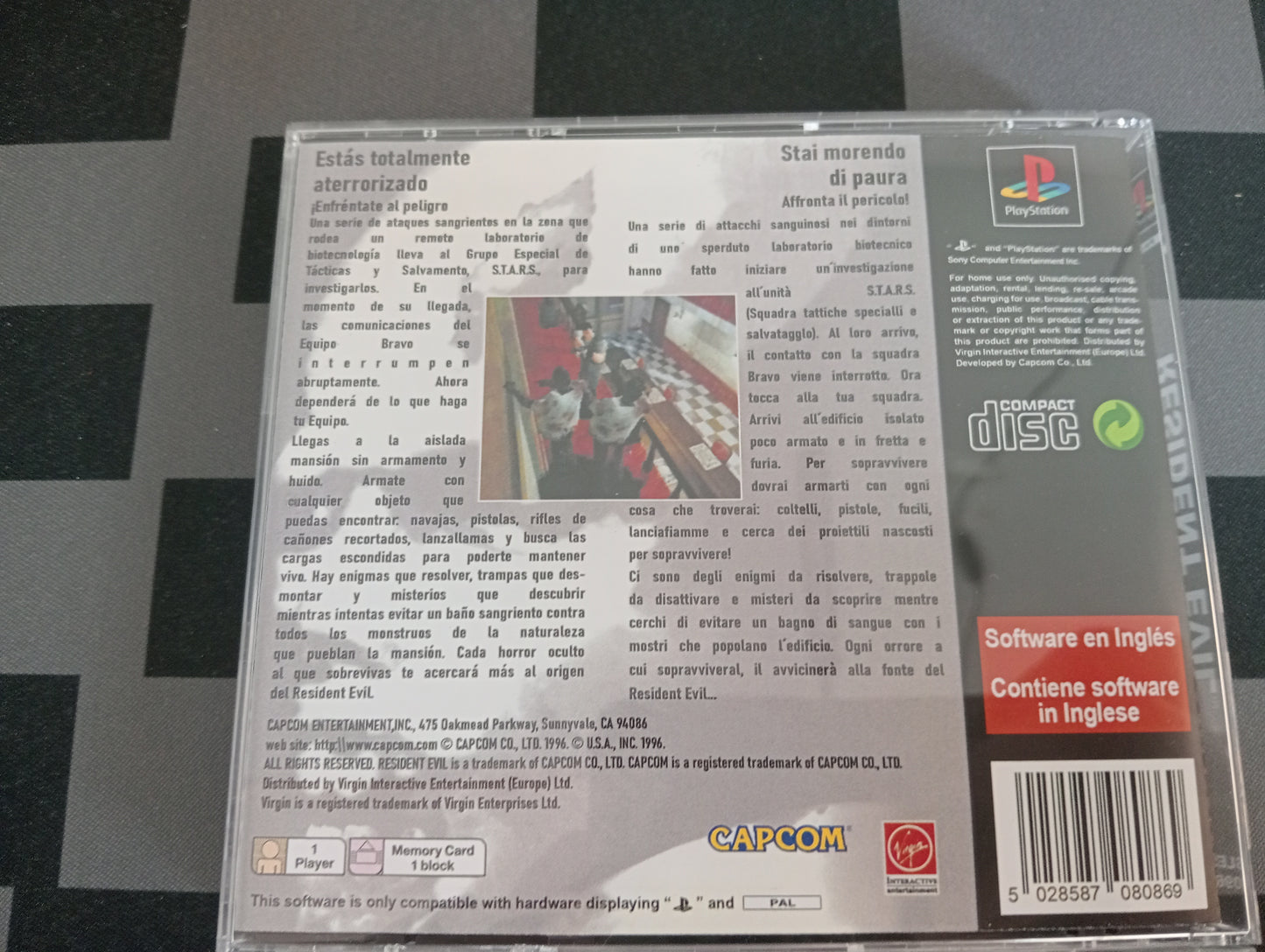 Caja de reemplazo Resident Evil