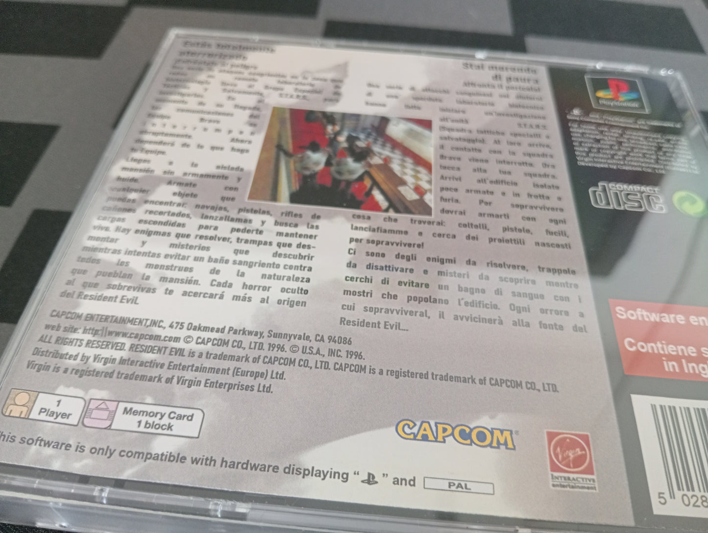 Caja de reemplazo Resident Evil
