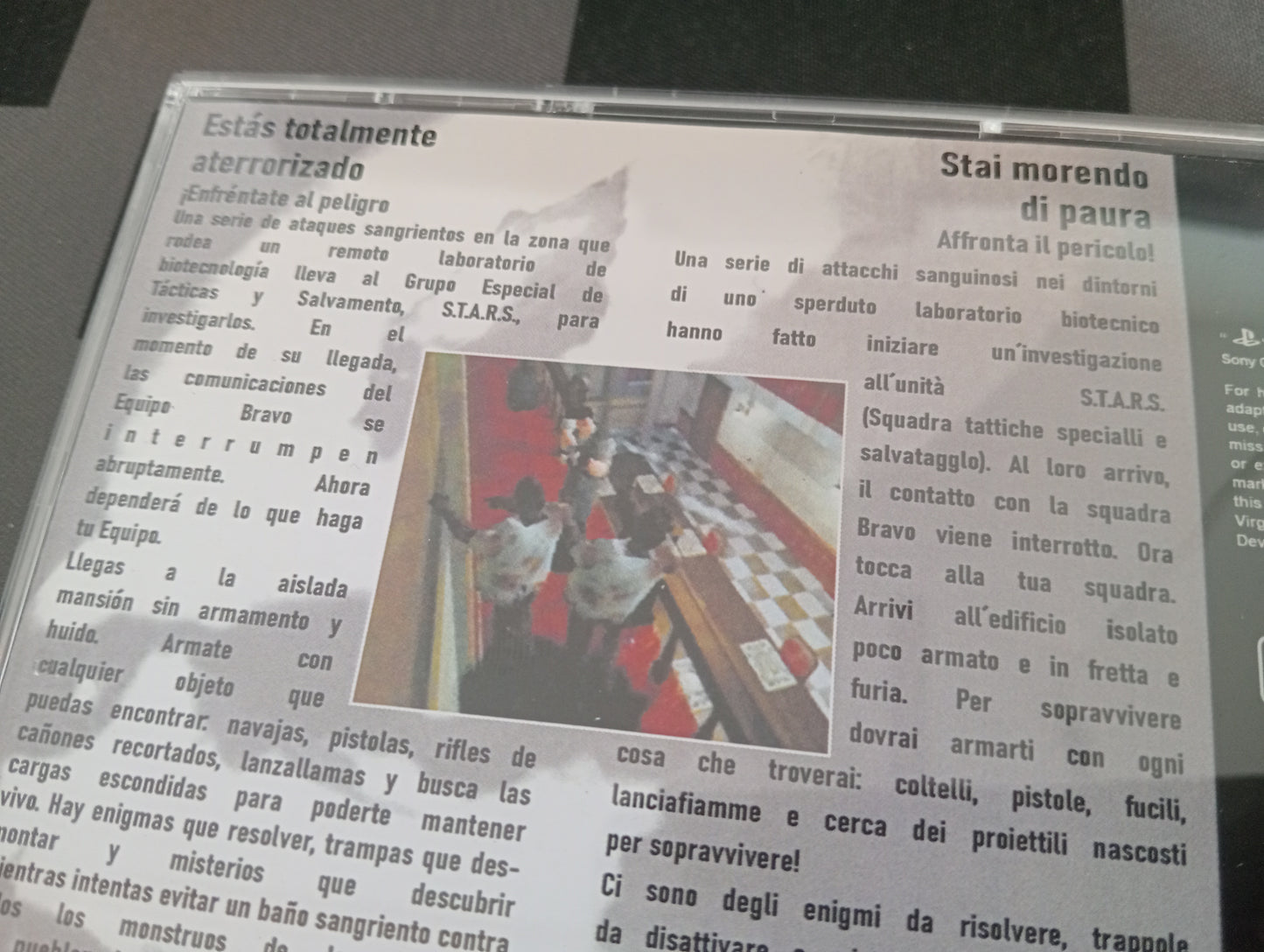 Caja de reemplazo Resident Evil