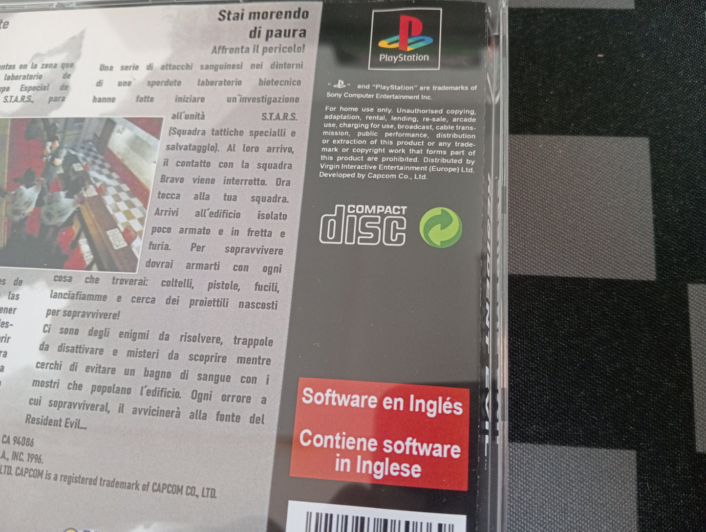 Caja de reemplazo Resident Evil