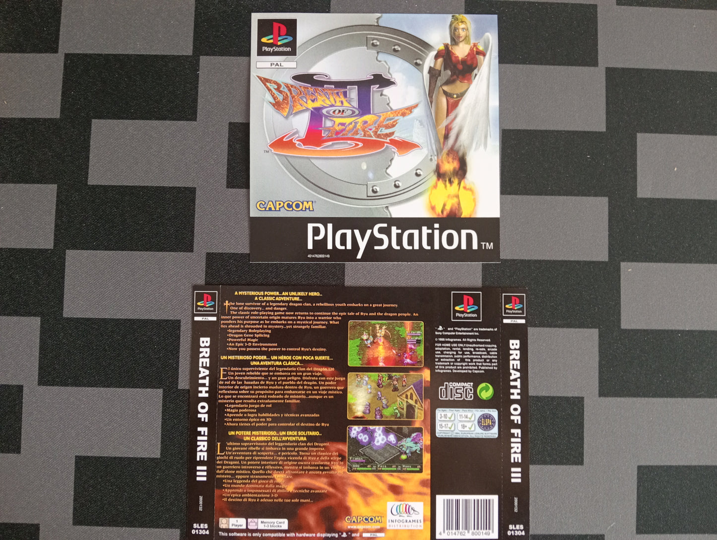 Caja de reemplazo Breath of Fire III