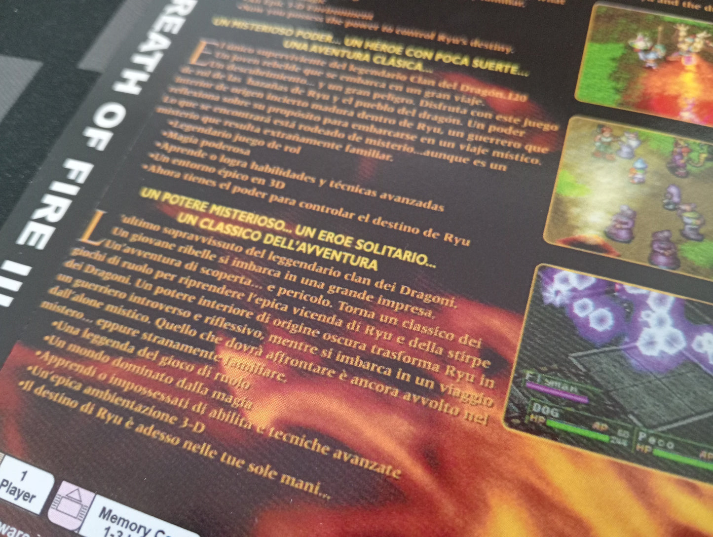 Caja de reemplazo Breath of Fire III