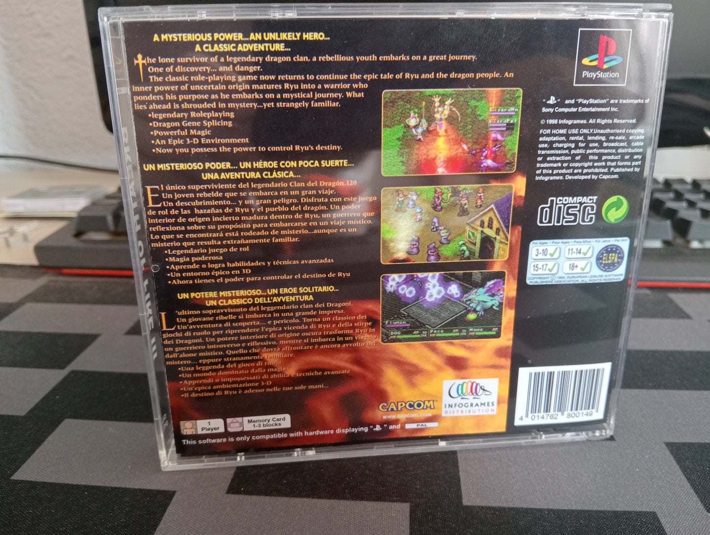 Caja de reemplazo Breath of Fire III