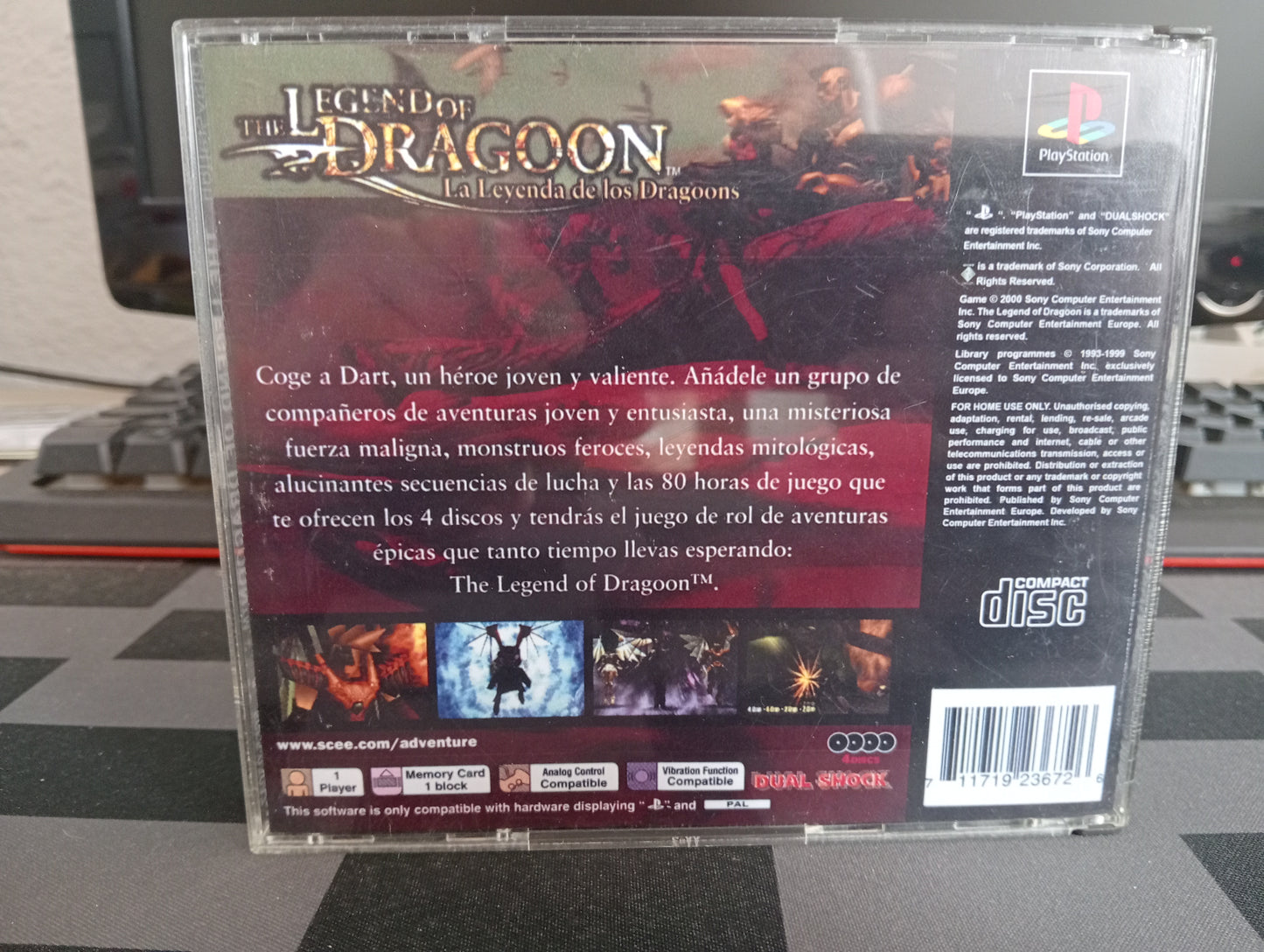 Caja de reemplazo The Legend of Dragoon