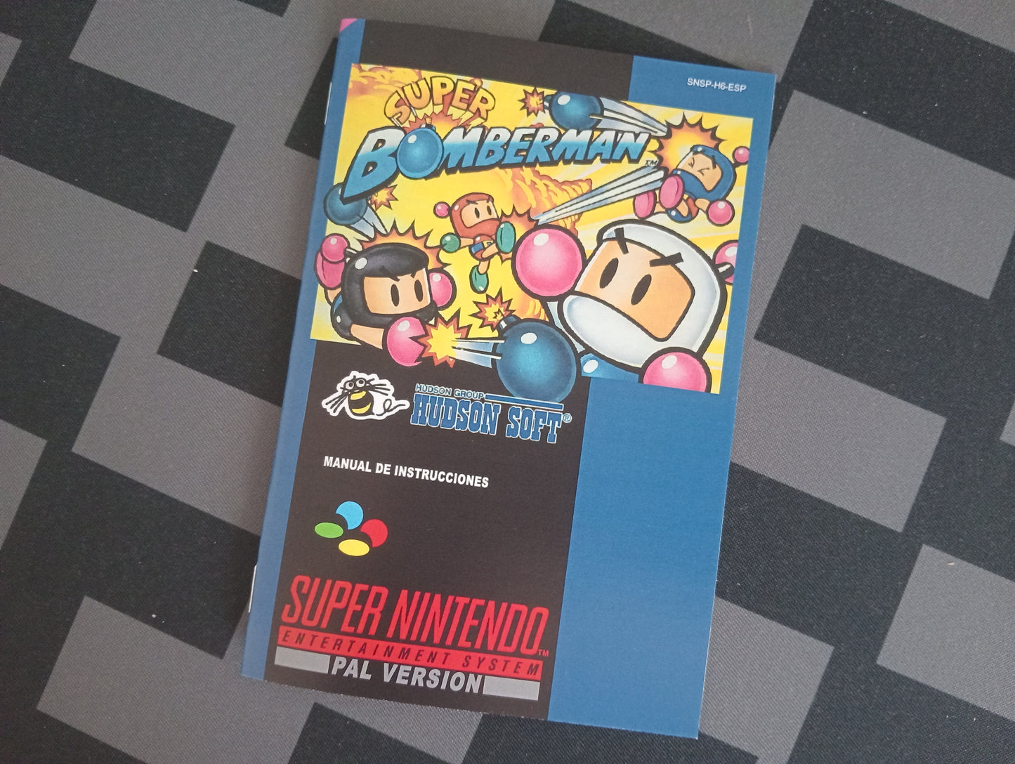 Manual de reemplazo Super Bomberman