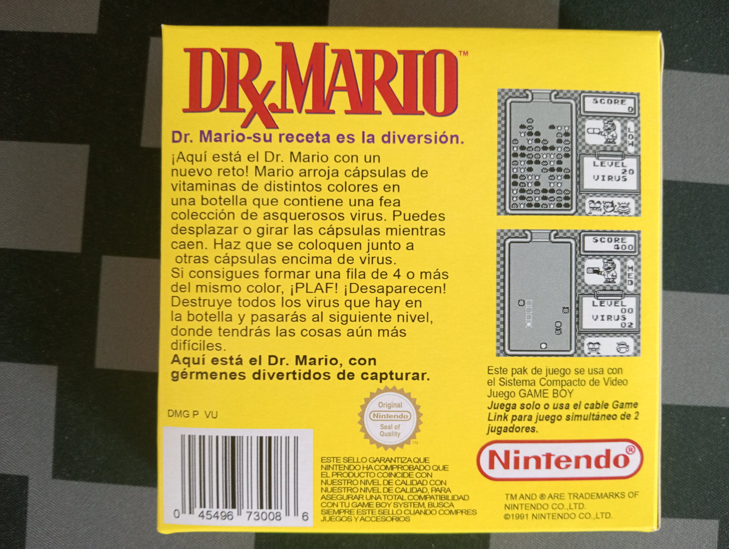 Caja de reemplazo Dr. Mario