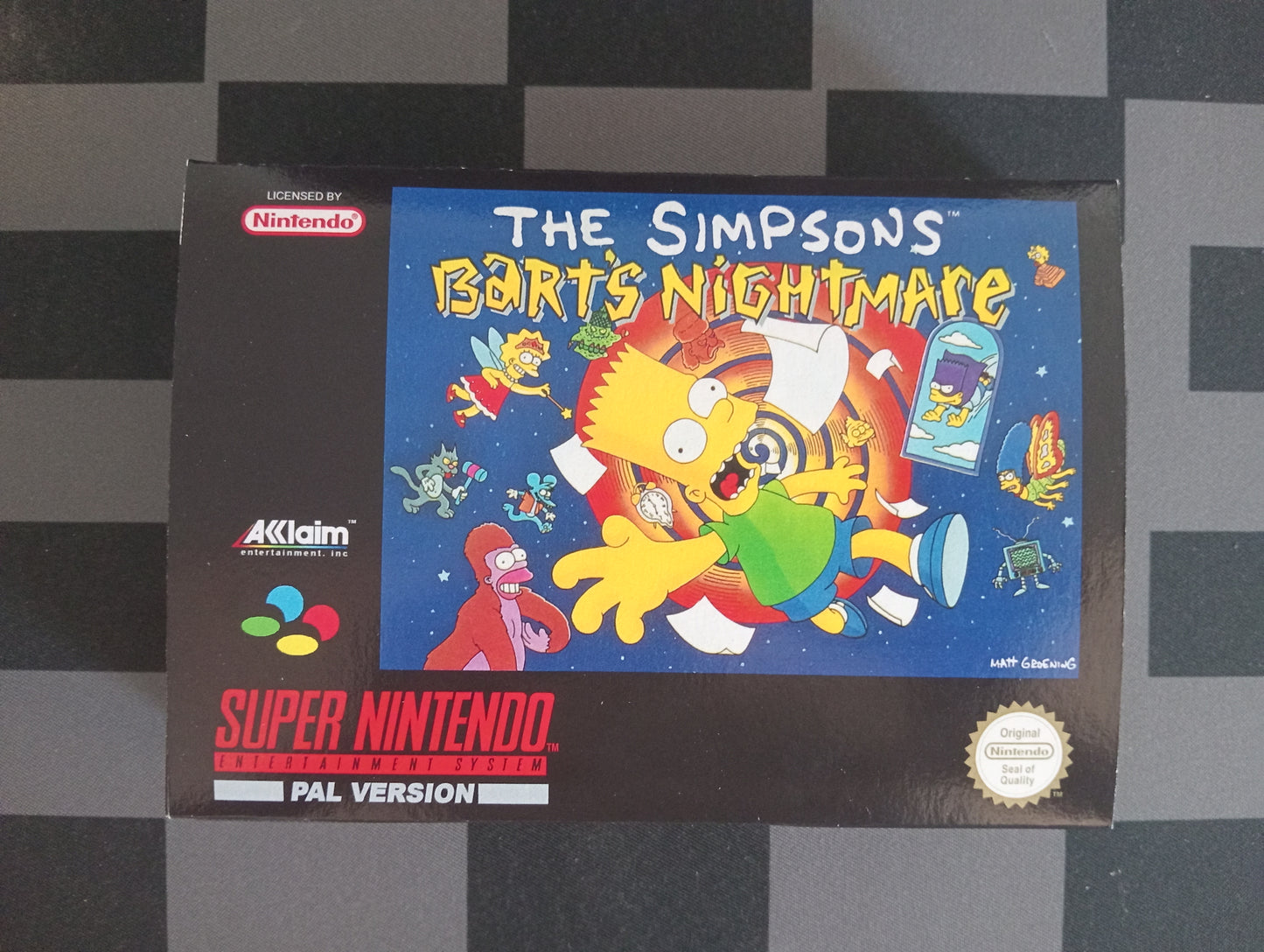 Caja de reemplazo The Simpsons - Bart´s Nightmare´s