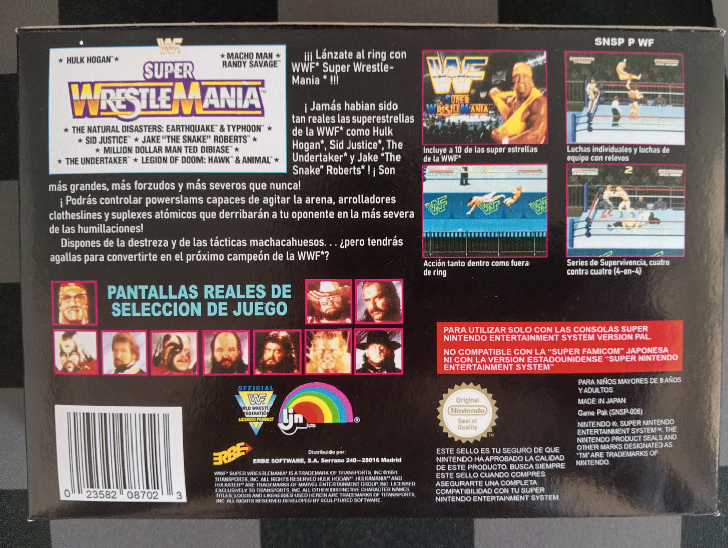 Caja de reemplazo Super WrestleMania