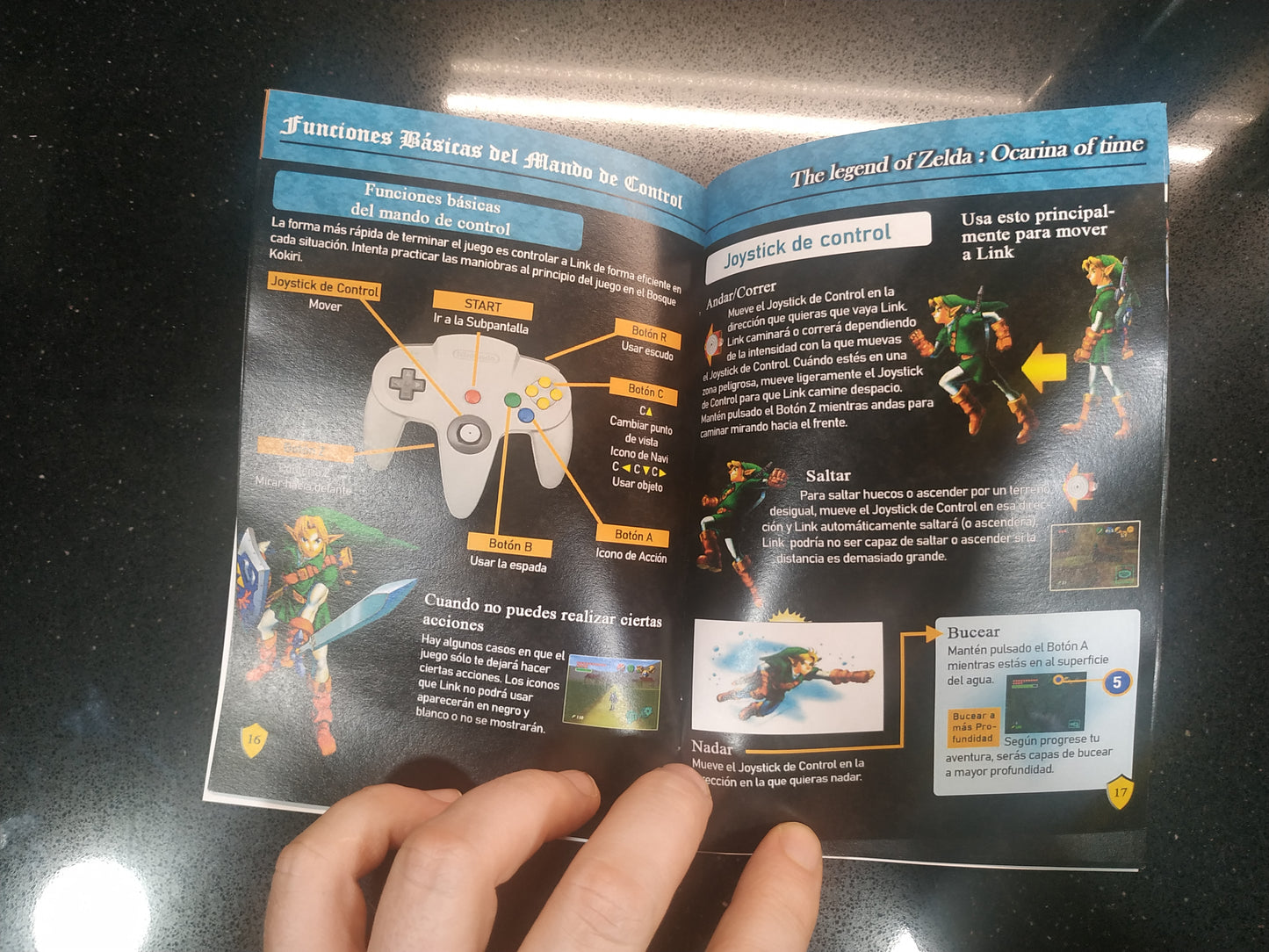 Manual de reemplazo Zelda - Ocarina of Time
