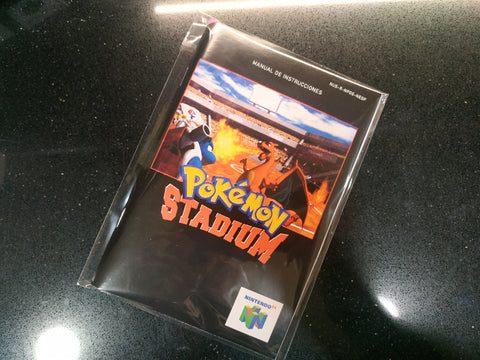 Manual de reemplazo Pokémon Stadium