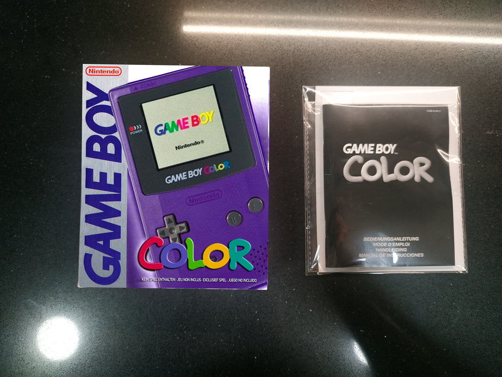 Caja Game Boy Color Morada Mate – RetroSotano