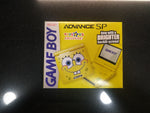 Caja Edición Especial Bob Esponja GBA SP