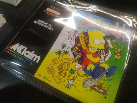 Manual de reemplazo The Simpsons - Bart VS The World