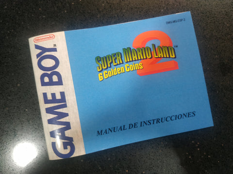 Manual de reemplazo Super Mario Land 2