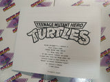 Manual de reemplazo Teenage Mutant Hero Turtles - Tortugas Ninja