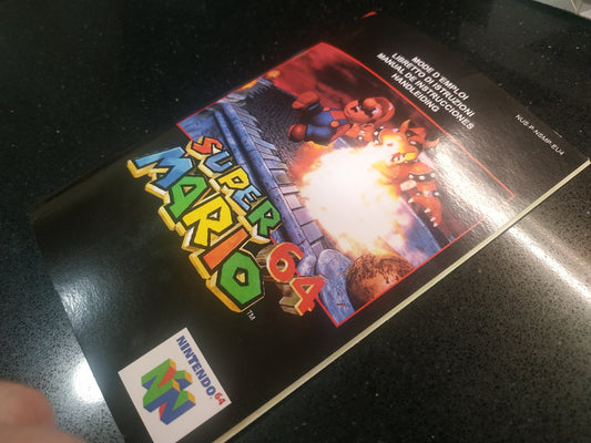 Manual de reemplazo Super Mario 64