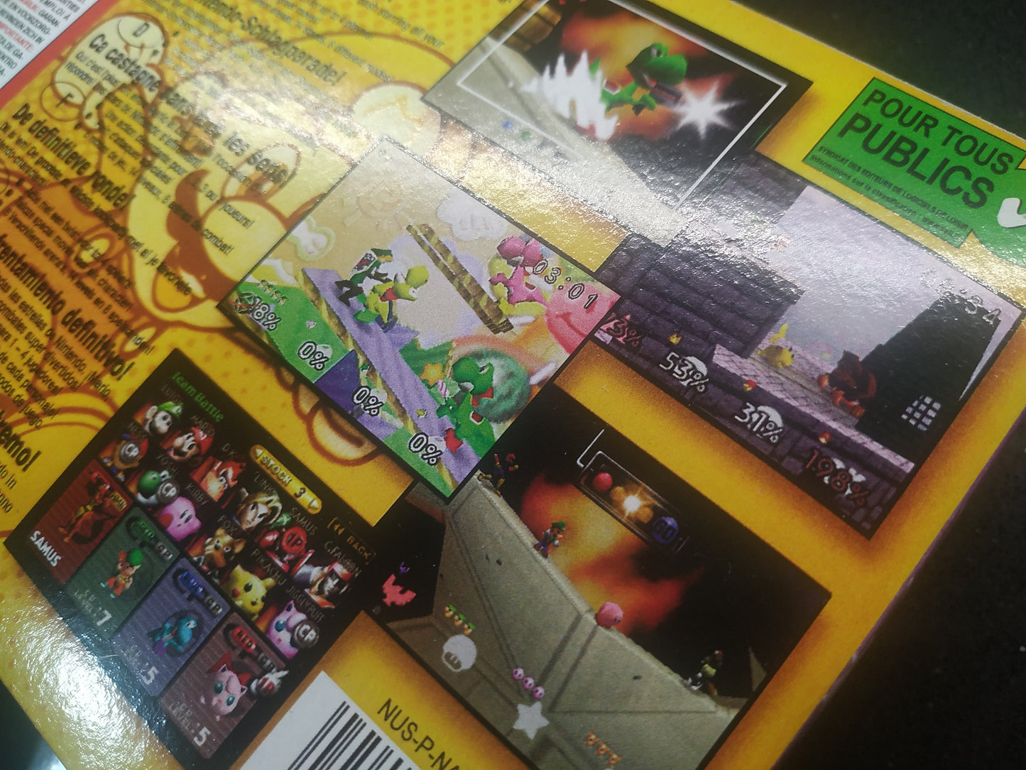 Caja de reemplazo Super Smash Bros