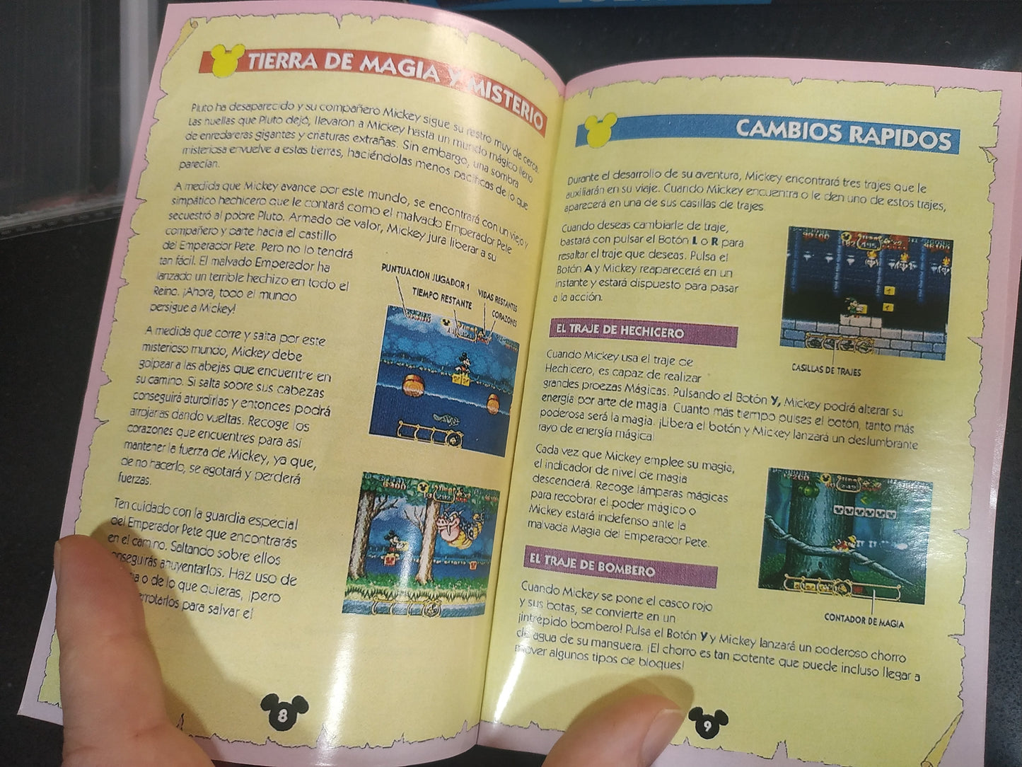Caja de reemplazo The Magical Quest - Starring Mickey Mouse