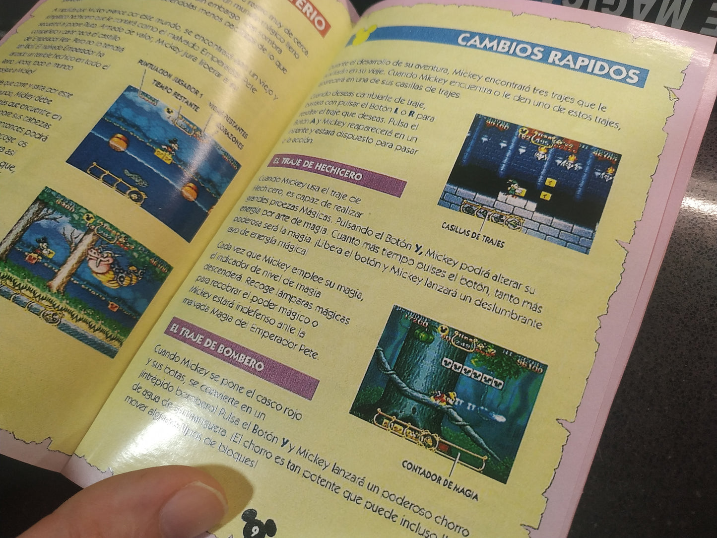 Manual de reemplazo The Magical Quest Starring Mickey Mouse
