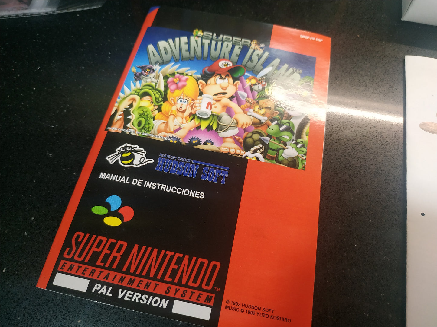 Manual de reemplazo Super Adventure Island