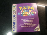 Manual de reemplazo Pokémon Puzzle Challenge