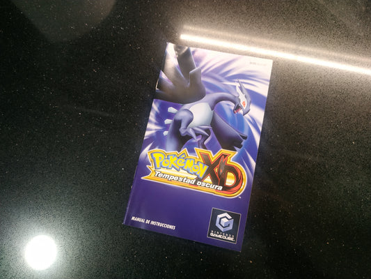 Manual de reemplazo Pokémon XD Tempestad Oscura