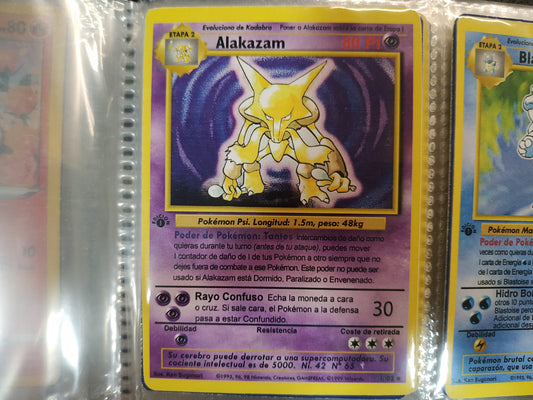 Carta Alakazam Edición 1