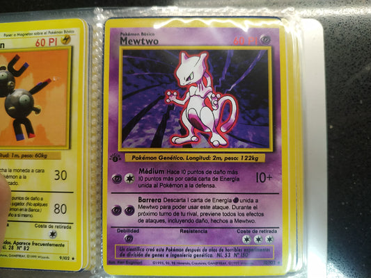 Carta Mewtwo Edición 1