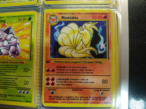 Carta Ninetales Edición 1