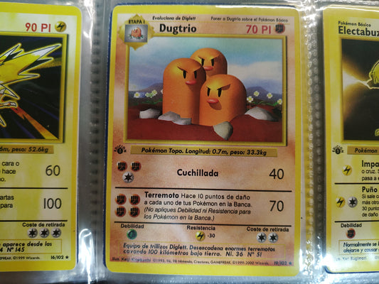 Carta Dugtrio Edición 1