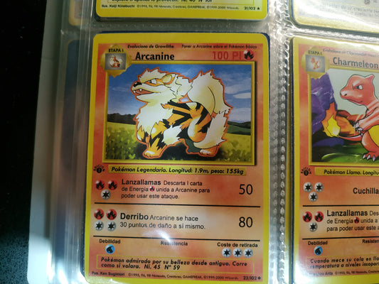 Carta Arcanine Edición 1