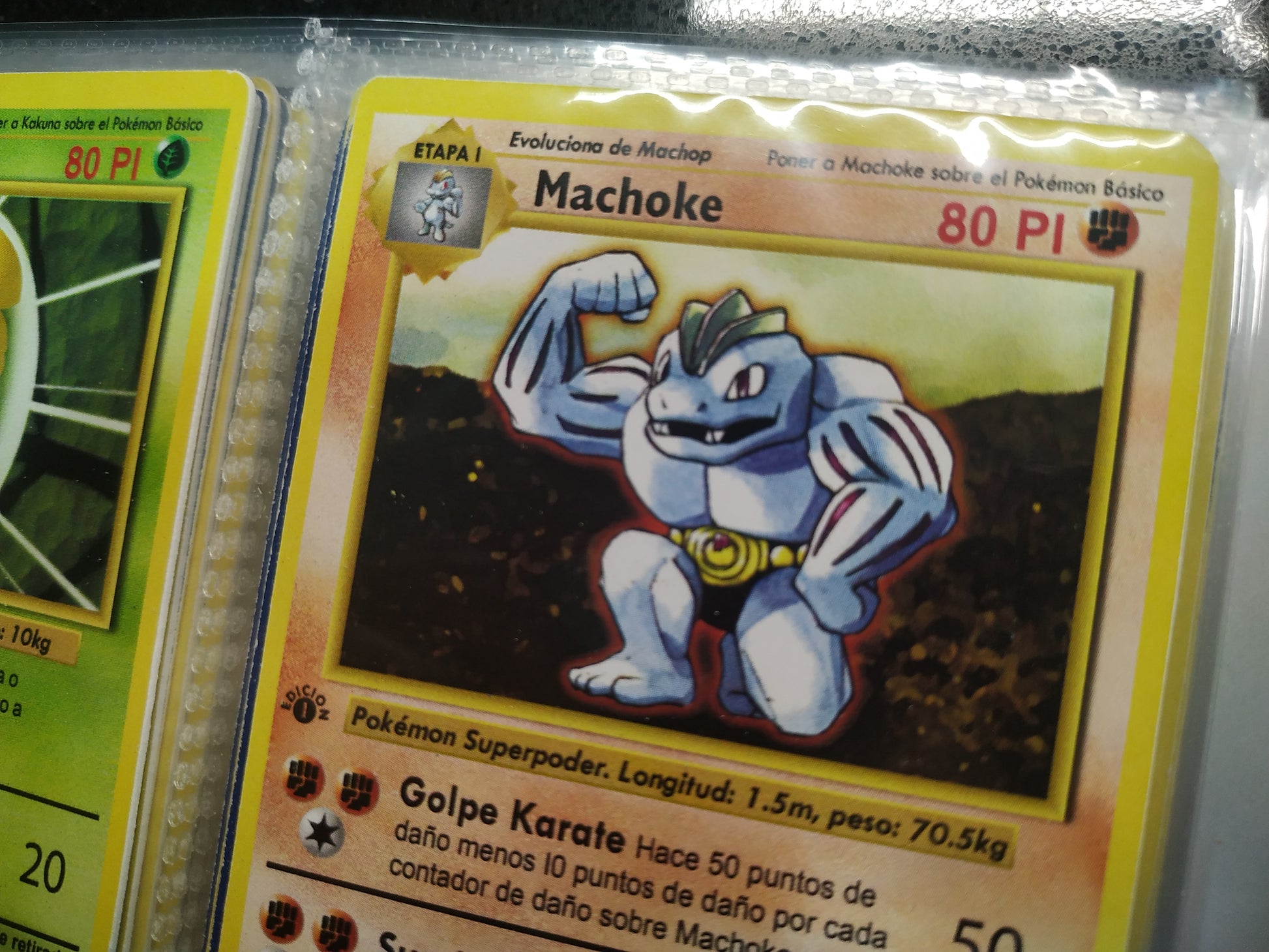 Carta Machoke Edicin 1 RetroSotano Carta Machoke Edicin 1 RetroSotano